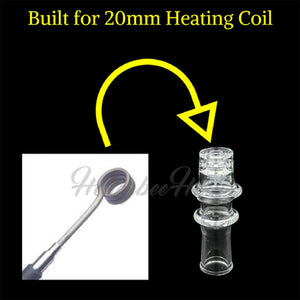  Honeybee Herb Quartz Banger Honeycomb Barrel Enail Reactor 90° Degree